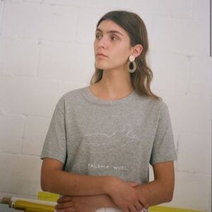 Paloma Wool Gray Short Sleeve Tee